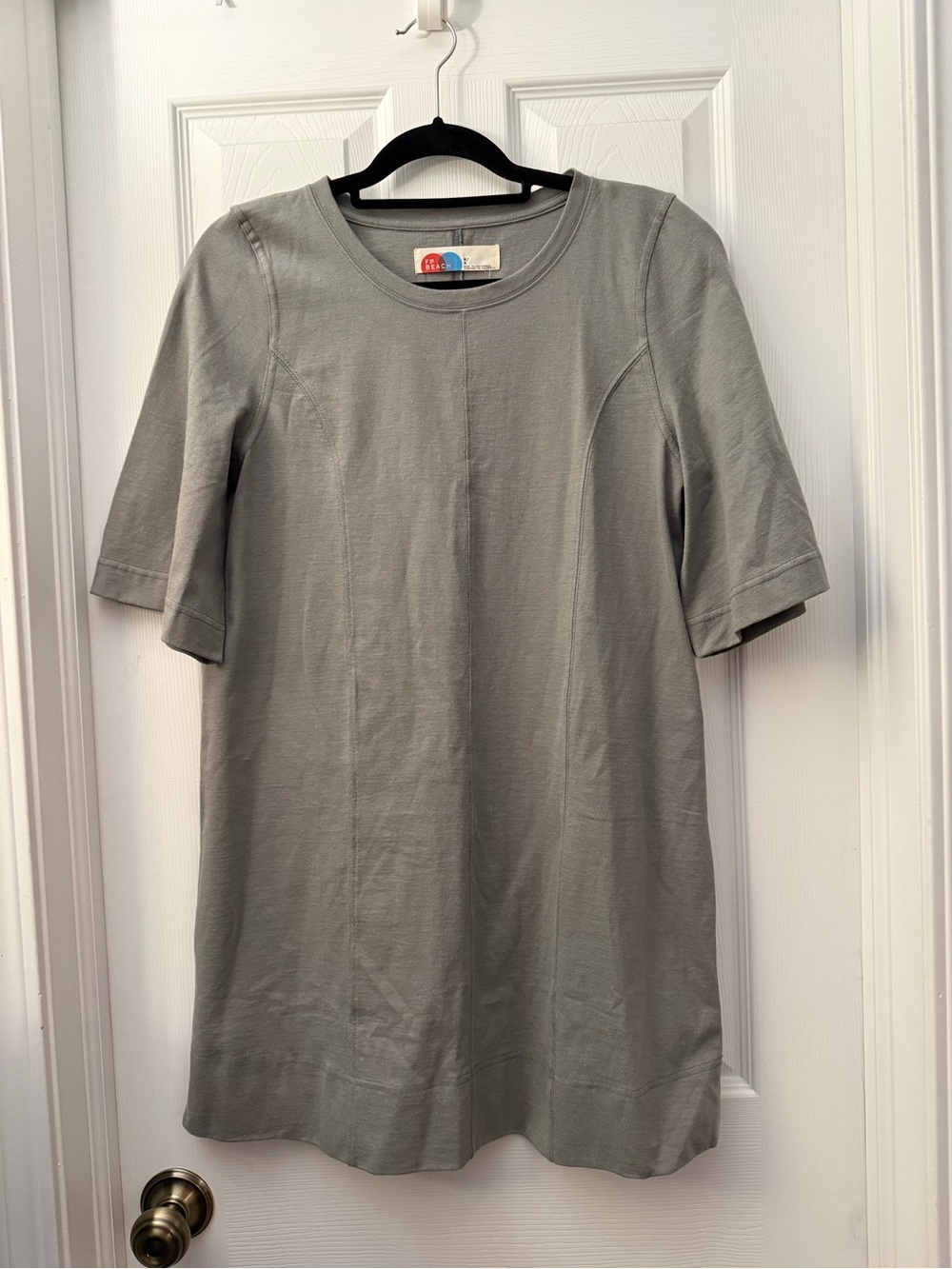 Free People FP Beach Crewneck Tunic in Gray Size M NWT